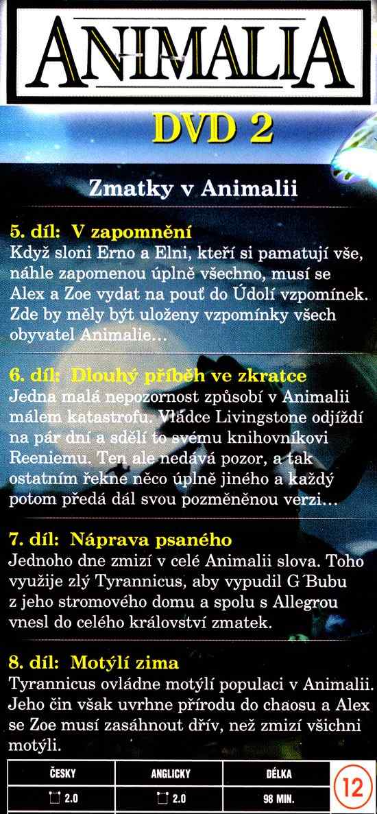 ANIMALIA dvd 2 dl 5-8